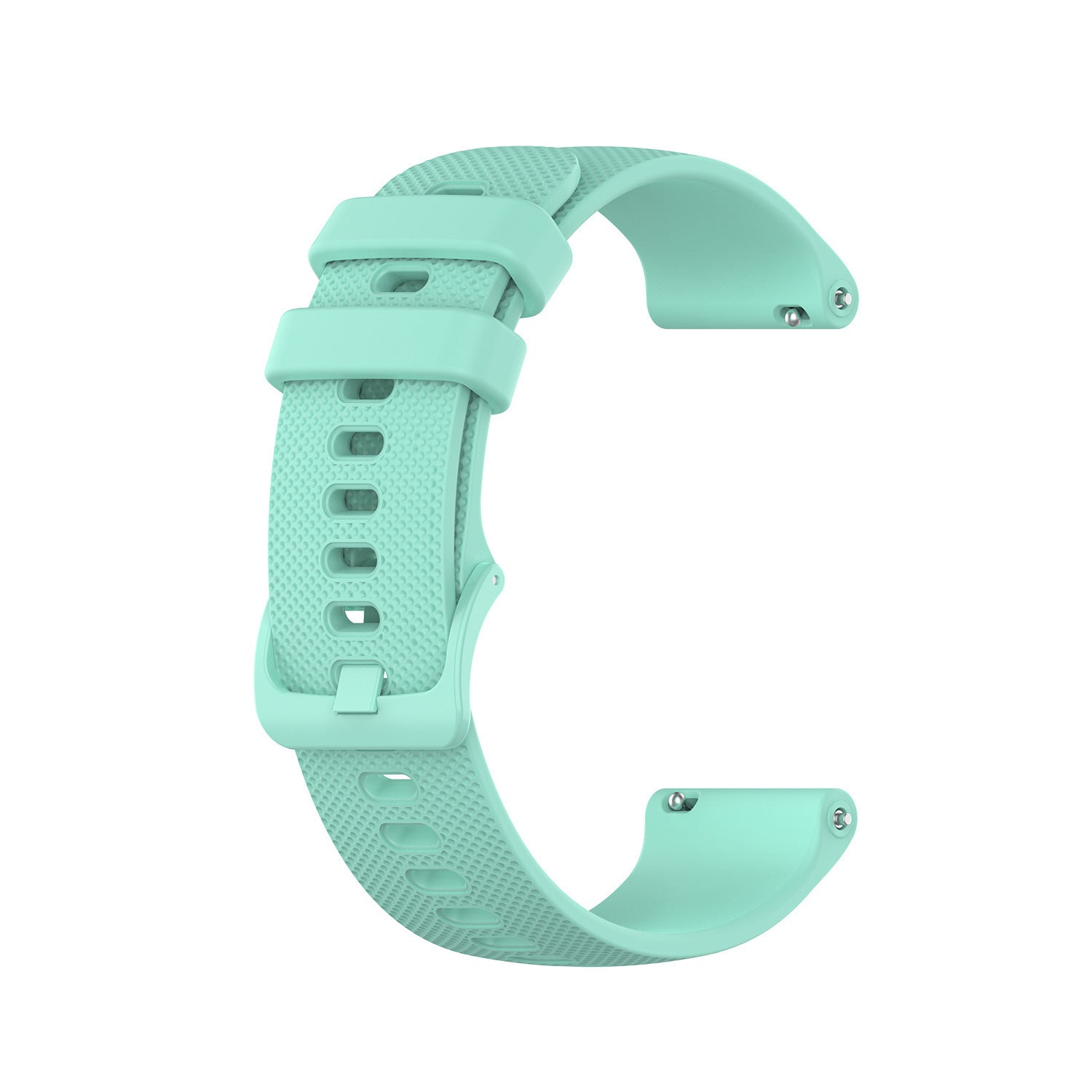WatchMe - Silikonarmband Hellblau 20 mm