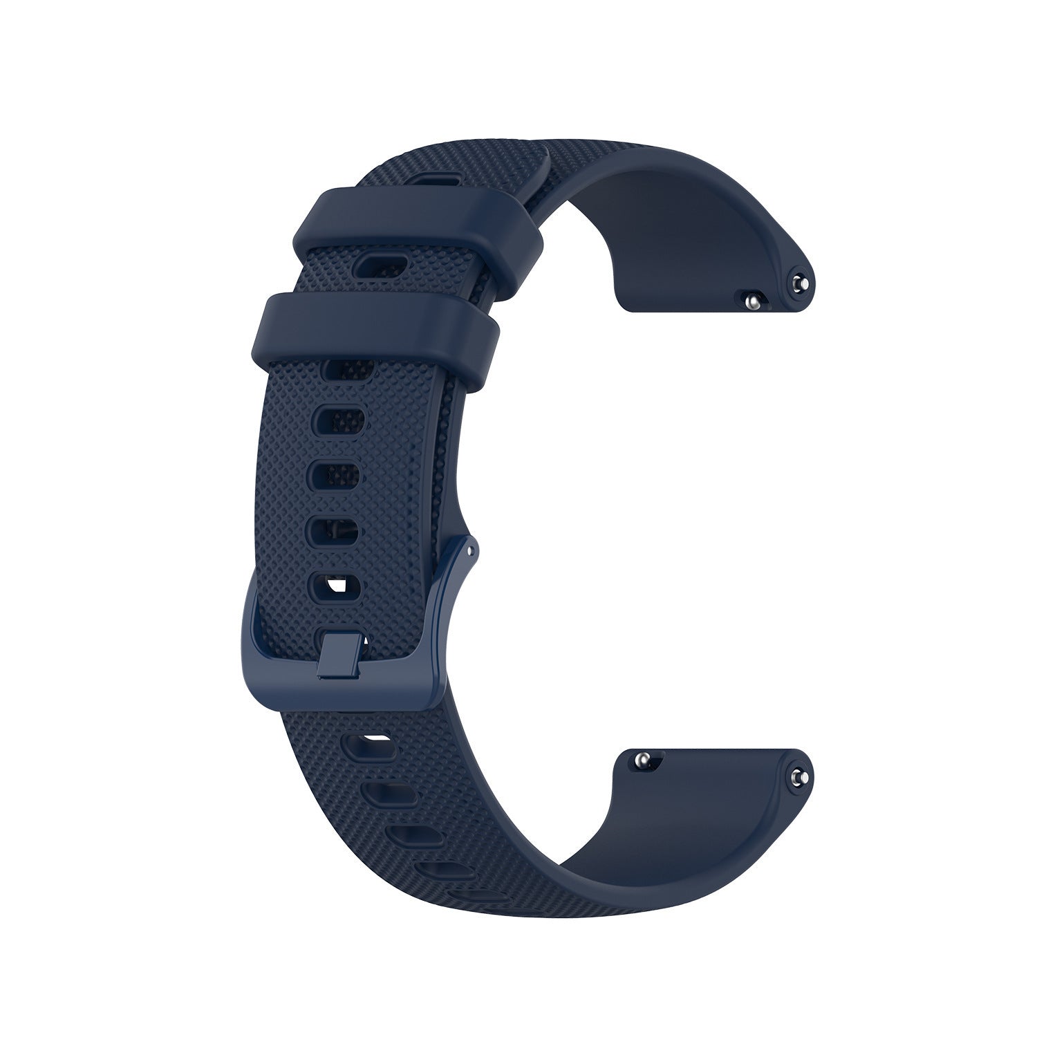 WatchMe - Silikonarmband Dunkelblau 20 mm