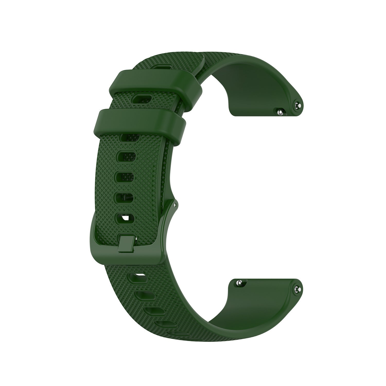 WatchMe - Silikonarmband Grün 20 mm