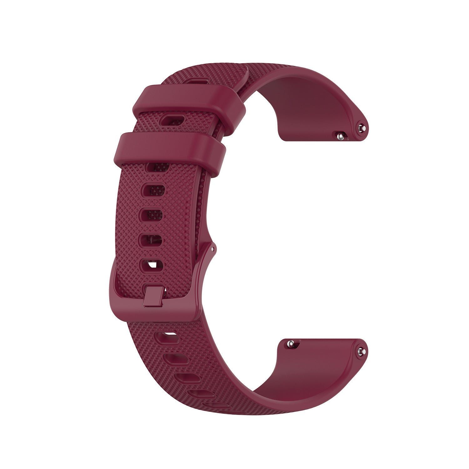 WatchMe - Silikonarmband Pink 20 mm