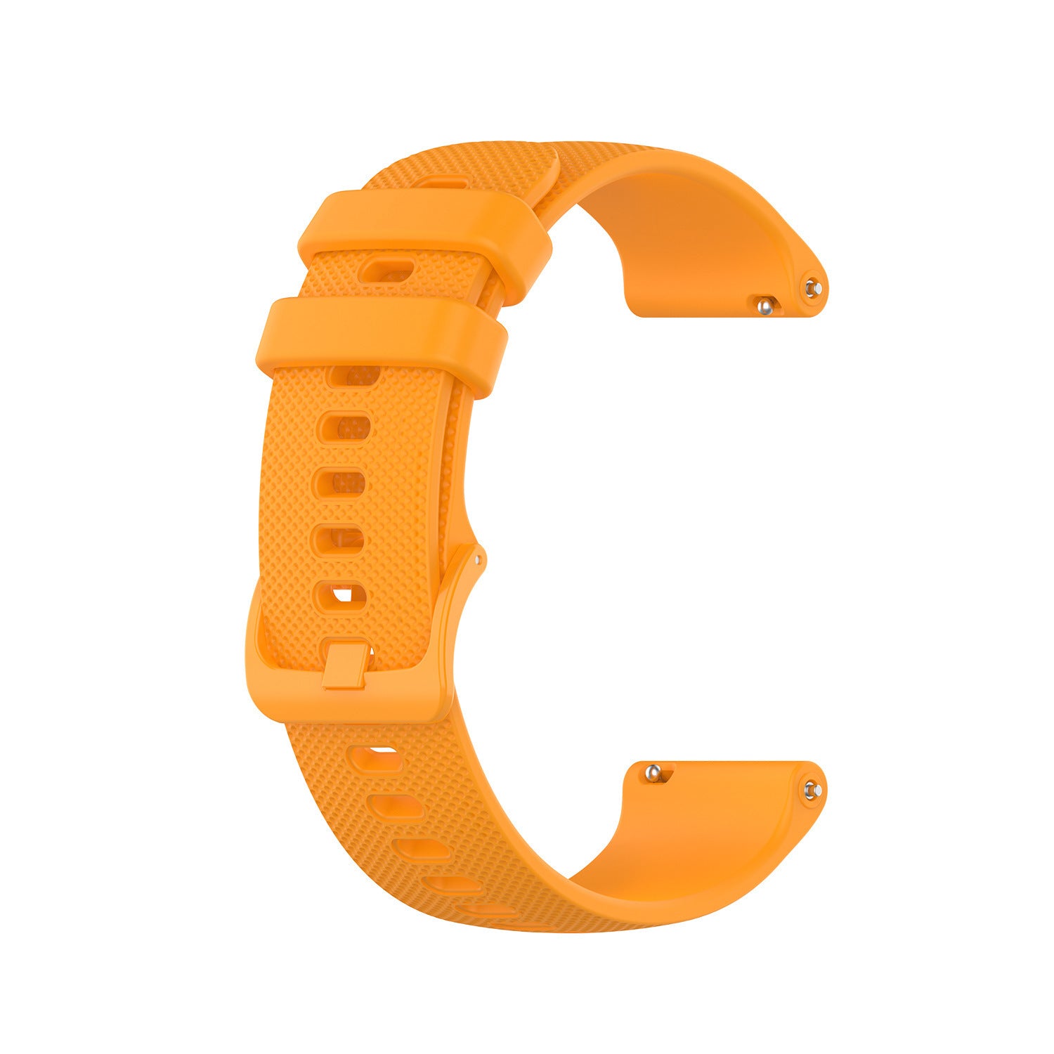 WatchMe - Silikonarmband Orange 20 mm