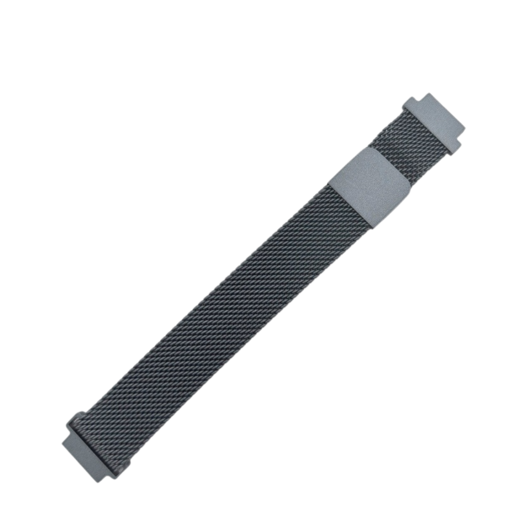 WatchMe - Mesharmband Grau 24 mm