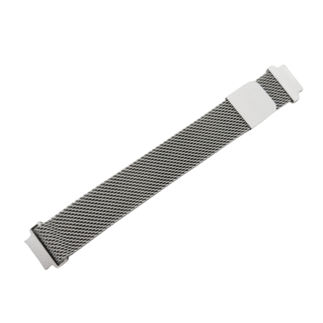 WatchMe - Mesharmband Weiß 24 mm