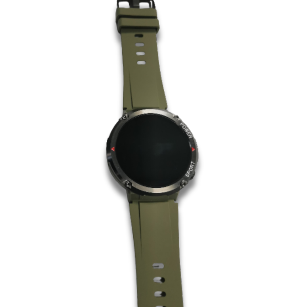 WatchMe - Silikonarmband Grün 24 mm