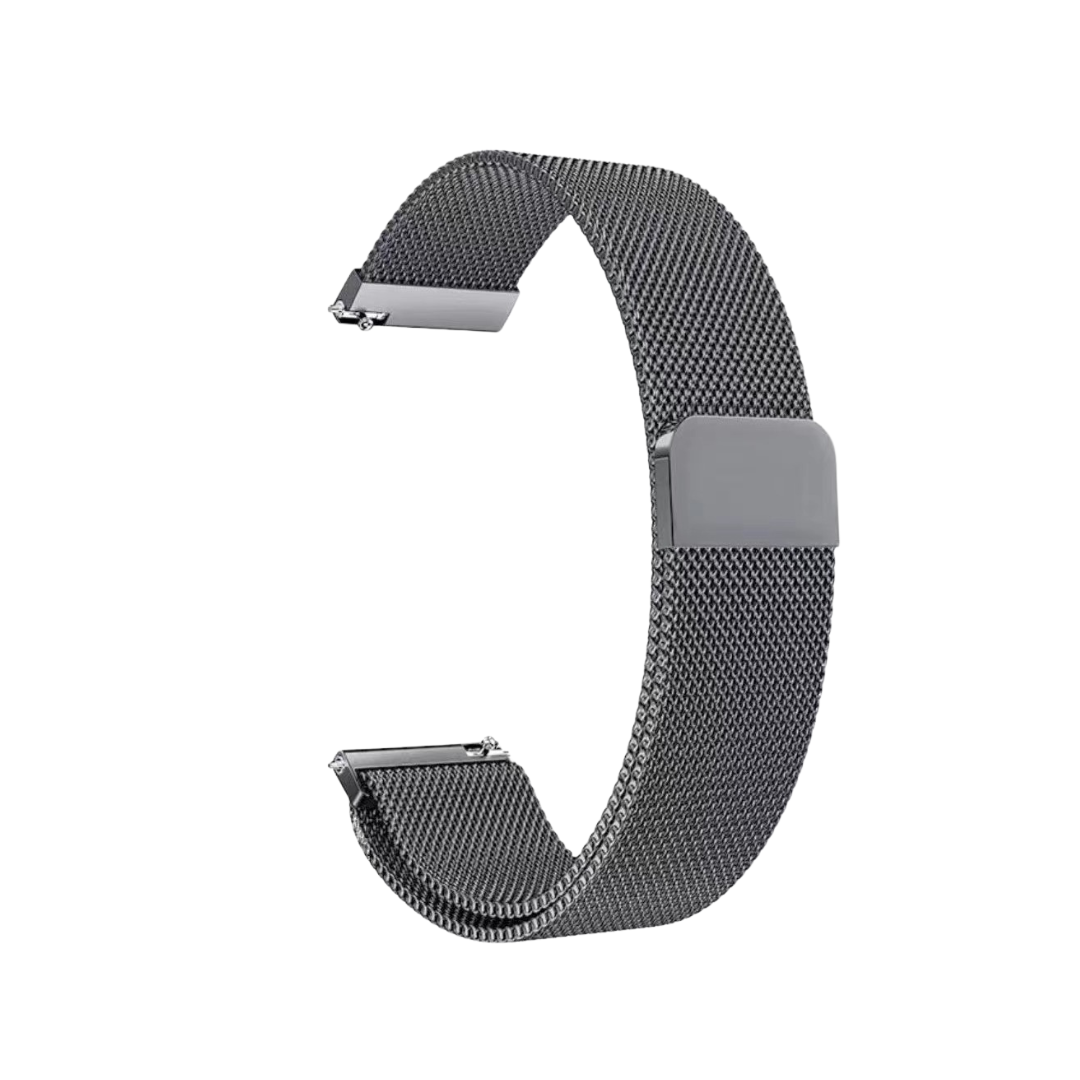 WatchMe - Mesharmband Grau 20 mm