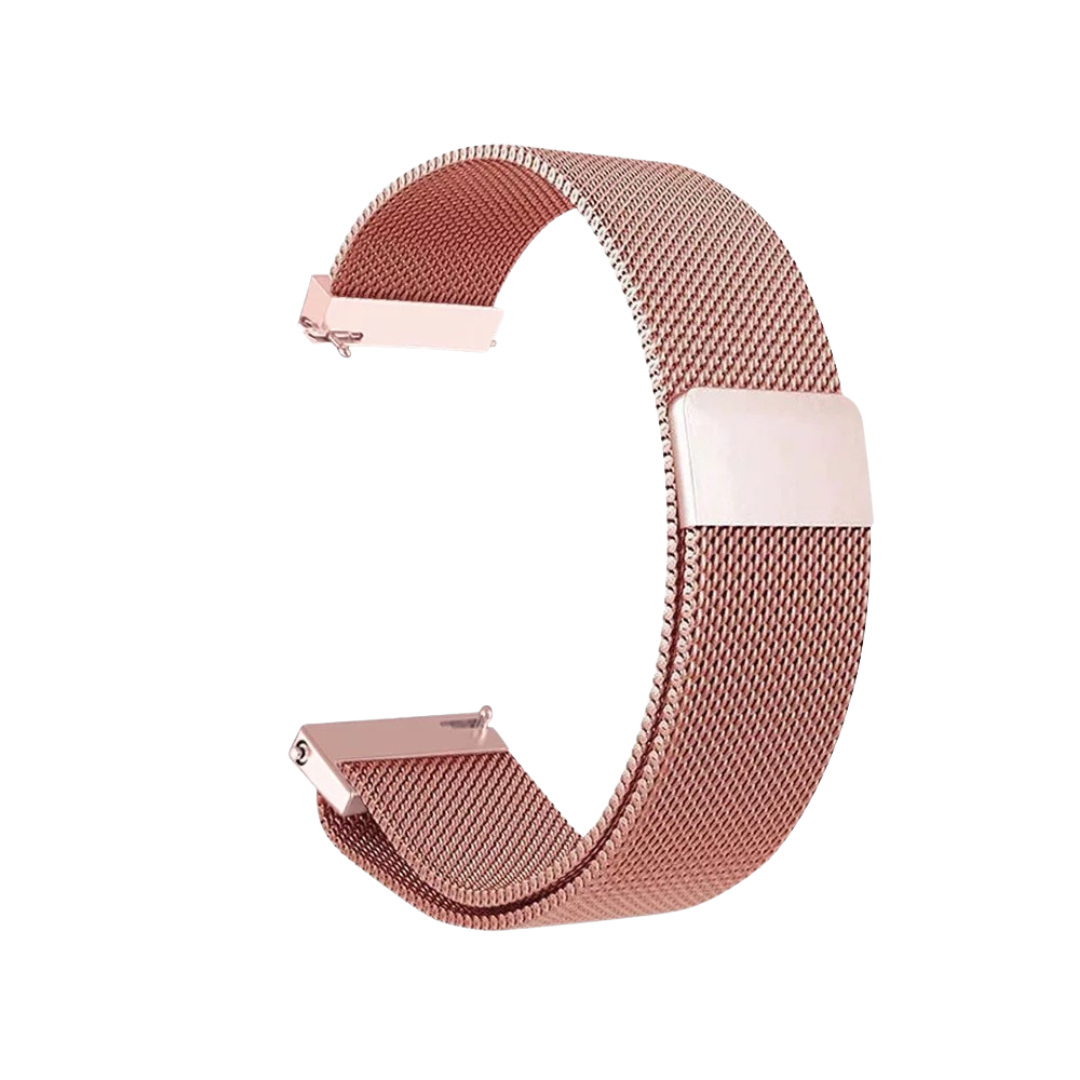 WatchMe - Mesharmband Rosengold Dark 20 mm