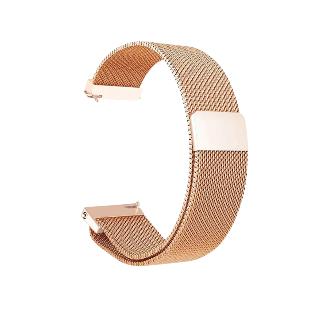 WatchMe - Mesharmband Rosengold Light 20 mm