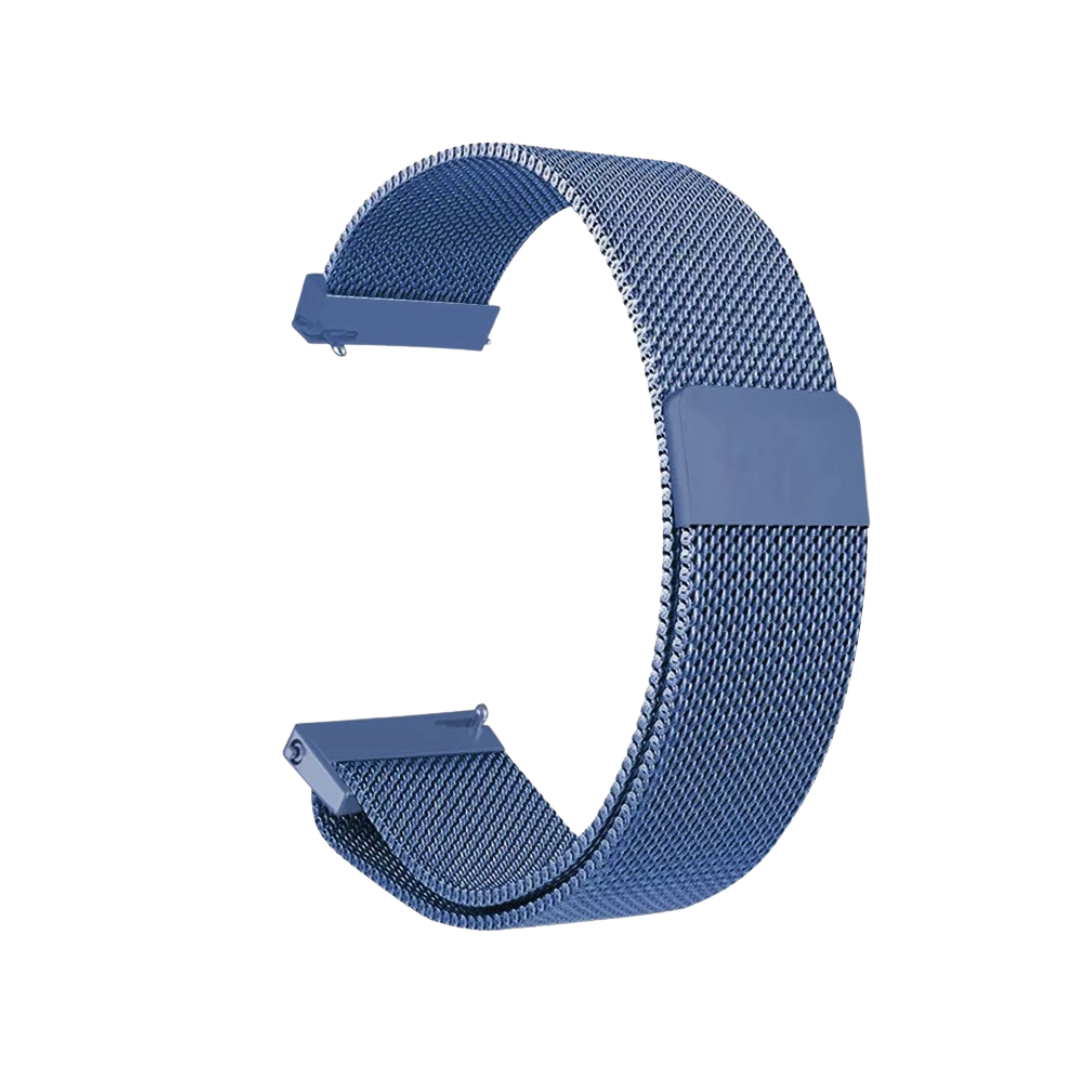 WatchMe - Mesharmband Blau 20 mm