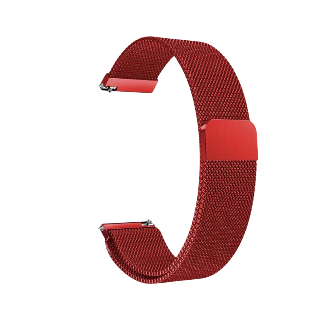 WatchMe - Mesharmband Rot 20 mm